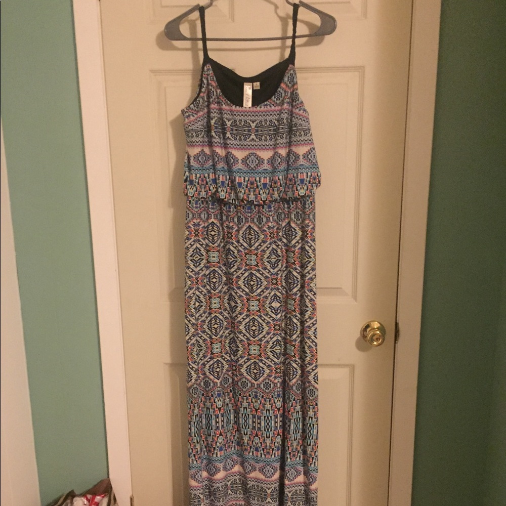 Maxi multi-colored dress
